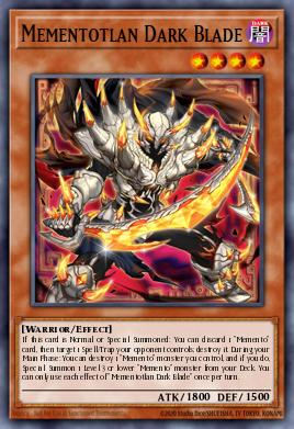Mementotlan Dark Blade