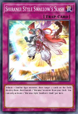 Shiranui Style Swallow's Slash