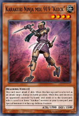 Karakuri Ninja mdl 919 "Kuick"