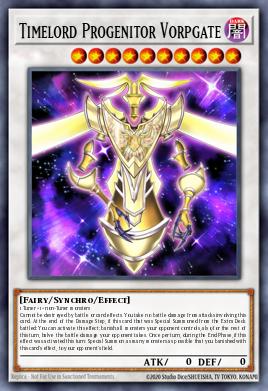 Timelord Progenitor Vorpgate