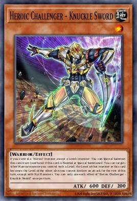 Heroic Challenger - Knuckle Sword