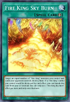 Fire King Sky Burn
